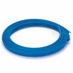 Set protectie jante, calitate Premium, 4 inele din plastic, culoare ALBASTRU - imagine 2