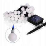 Ghirlanda Magica Luminoasa de exterior cu 50 LED-uri Multicolore, 8 functii si Panou Solar, lungime 6,7 m - imagine 5
