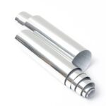 Set 2 bucati folie Crom pentru colantare oglinzi sau alte ornamente 30 x 30cm - imagine 2