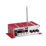 MINI amplificator auto, stereo, 12V, 40 W, radio FM, citire USB sau card SD, cu telecomanda - imagine 2