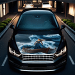 Folie Capota Auto "Hood Art" rezistenta la exterior, marime L (180 x 130cm) - Cod: AVX-CAPOTA-013L - imagine 2