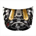 Folie Capota Auto "Hood Art" rezistenta la exterior, marime M (165 x 120cm) - Cod: AVX-CAPOTA-018M - imagine 3