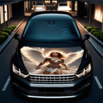 Folie Capota Auto "Hood Art" rezistenta la exterior, marime L (180 x 130cm) - Cod: AVX-CAPOTA-003L - imagine 2