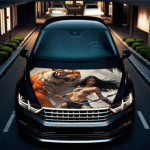 Folie Capota Auto "Hood Art" rezistenta la exterior, marime M (165 x 120cm) - Cod: AVX-CAPOTA-004M - imagine 2