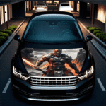 Folie Capota Auto "Hood Art" rezistenta la exterior, marime S (150 x 110cm) - Cod: AVX-CAPOTA-007S - imagine 2