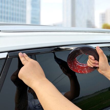 Rola Ornament autoadeziv, 20mm x 15m, culoare Negru Lucios