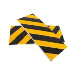 Set 2 placi de protectie coliziune portiera auto pentru garaje sau parcari, 50 x 20 cm - imagine 2