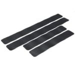Set 4 bucati protectie praguri Carbon 3D Universal culoare neagra - imagine 5
