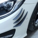 Set 4 buc. aripioare ornamentale bara tuning, culoare carbon - imagine 2