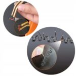 Pistol Profesional pentru lipit/sudat plastic, kit pentru repararea fisurilor din plastic, polipropilena, 400 capse de intarire, putere 50W, culoare Negru, Cod: AVX-WT-WG-X80 - imagine 8