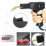 Pistol Profesional pentru lipit/sudat plastic, kit pentru repararea fisurilor din plastic, polipropilena, 400 capse de intarire, putere 50W, culoare Negru, Cod: AVX-WT-WG-X80 - imagine 7