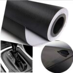 Folie colantare auto Carbon 3D Negru, 3m x 1,27m - imagine 3