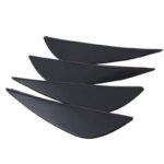 Set 4 buc. aripioare ornamentale bara tuning, culoare neagra - imagine 4