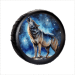 Sticker Auto "Roata de Rezerva" rezistenta la intemperii si raze UV, diametru 55 cm, Cod: AVX-RR01 - imagine 2