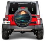 Sticker Auto "Roata de Rezerva" rezistenta la intemperii si raze UV, diametru 55 cm, Cod: AVX-RR15