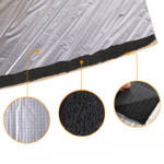 Material insonorizant auto cu strat din aluminiu, dimensiune 100cm x 100cm x 10mm - imagine 3