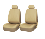 Set 11 huse scaun auto Universale din piele ecologica Bej, AG338F - imagine 3