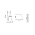 Cric hidraulic 12 tone, inaltime ridicare 210 - 427 mm - imagine 2