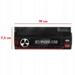Player Auto RGB, 4 x 50W, model XBASS 7011X, cu Suport Telefon, Telecomanda pe volan, Bluetooth, Radio, MP3, AUX, Card - imagine 9